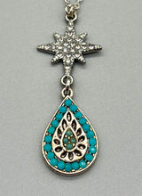 Load image into Gallery viewer, Celestial Teardrop Drop Necklace
