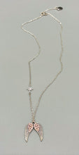 Load image into Gallery viewer, The Protective Pink Angel Wing Necklace