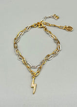 Load image into Gallery viewer, The Electric Bolt Layered Bracelet