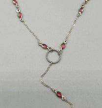 Load image into Gallery viewer, Vintage Sterling Silver Heart Locket Drop Necklace