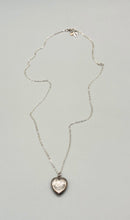 Load image into Gallery viewer, Vintage Victorian Style Sterling Silver Heart Pendant