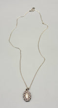 Load image into Gallery viewer, Vintage Victorian Style Sterling Silver Pendant