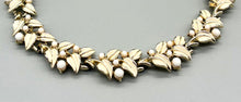 Load image into Gallery viewer, Vintage Jewelcraft Beaded Leaf Choker Necklace