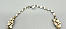 Load image into Gallery viewer, Vintage Jewelcraft Beaded Leaf Choker Necklace