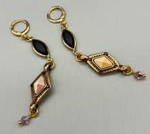 Load image into Gallery viewer, Midnight Heirloom Drop Earrings