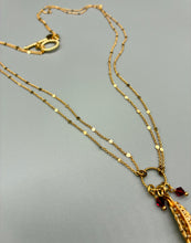 Load image into Gallery viewer, The Gilded Feather necklace