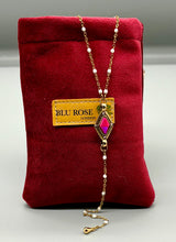 Load image into Gallery viewer, The Vintage Pink Pendant Necklace