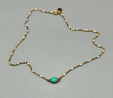 Load image into Gallery viewer, The Amazonite Oval Necklace