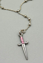 Load image into Gallery viewer, The Pink Sword Necklace