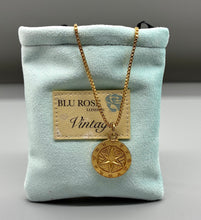 Load image into Gallery viewer, Vintage 1970s Zodiac Star Pendant Necklace
