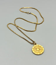 Load image into Gallery viewer, Vintage 1970s Zodiac Star Pendant Necklace