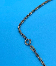 Load image into Gallery viewer, Vintage Teal Enamel Dragonfly Necklace