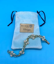 Load image into Gallery viewer, Vintage Jewelcraft Beaded Floral Cluster Bracelet