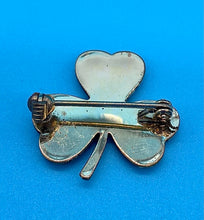 Load image into Gallery viewer, Vintage Mother of Pearl Three Leaf Clover