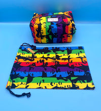 Load image into Gallery viewer, Rainbow icon print vanity bag