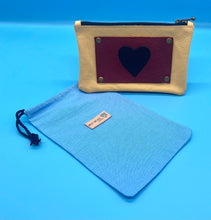 Load image into Gallery viewer, Yellow and red glasses pouch