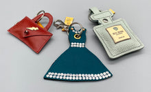 Load image into Gallery viewer, Leather Perfume bottle bag charm