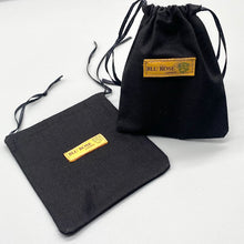Load image into Gallery viewer, Black leather lightning bolt Key/bag charm