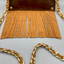 Load image into Gallery viewer, Lightning bolt leather phone pouch