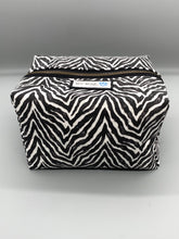 Load image into Gallery viewer, Zebra print vanity bag