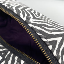 Load image into Gallery viewer, Zebra print vanity bag