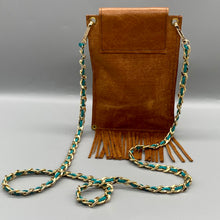 Load image into Gallery viewer, Swallow leather phone crossbody pouch