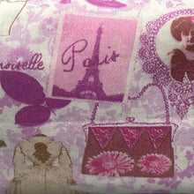 Load image into Gallery viewer, Vintage Paris print vanity bag