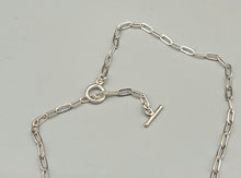 Load image into Gallery viewer, Modern Hamsa Paperclip Pendent Necklace

