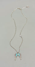 Load image into Gallery viewer, The Protective Blue Angel wing Necklace
