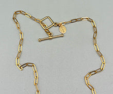 Load image into Gallery viewer, Gold Plated Vintage Micro Mosaic Cross  Y-Drop Necklace
