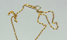 Load image into Gallery viewer, Gold Plated Necklace with Vintage Italian Micro Mosaic Heart Pendent
