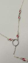 Load image into Gallery viewer, Vintage Sterling Silver Heart Locket Drop Necklace
