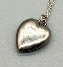 Load image into Gallery viewer, Vintage Victorian Style Sterling Silver Heart Pendant
