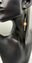 Load image into Gallery viewer, Midnight Heirloom Drop Earrings
