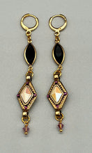 Load image into Gallery viewer, Midnight Heirloom Drop Earrings
