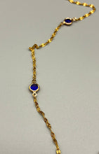 Load image into Gallery viewer, Vintage Sapphire Cabochon Necklace

