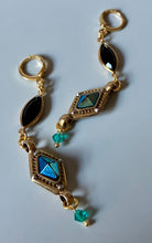 Load image into Gallery viewer, Lumiére Vintage Deco Drop Earrings
