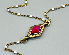 Load image into Gallery viewer, The Vintage Pink Pendant Necklace
