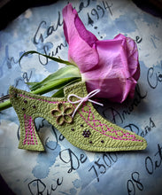 Load image into Gallery viewer, Marie Antoinette Leather Bag Charm - Apple Green
