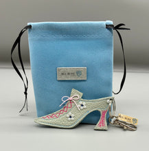 Load image into Gallery viewer, Marie Antoinette Leather Bag Charm - Eau De Nil
