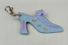 Load image into Gallery viewer, Marie Antoinette Leather Bag Charm - Powder Blue
