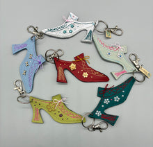 Load image into Gallery viewer, Marie Antoinette Leather Bag Charm - Powder Blue
