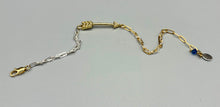 Load image into Gallery viewer, Mixed Metal Crystal Arrow Bracelet
