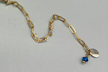 Load image into Gallery viewer, Mixed Metal Crystal Arrow Bracelet

