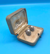 Load image into Gallery viewer, Art Deco Ciro Pearl &amp; Marcasite clip on Earrings
