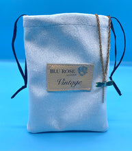 Load image into Gallery viewer, Vintage Teal Enamel Dragonfly Necklace
