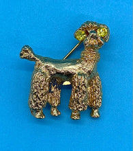 Load image into Gallery viewer, Vintage Gold Tone Poodle Brooch
