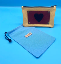 Load image into Gallery viewer, Yellow and red glasses pouch
