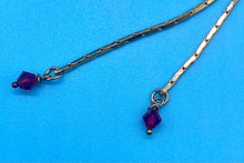 Load image into Gallery viewer, Vintage Black Daisy Gold Slider Necklace
