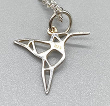 Load image into Gallery viewer, Hummingbird Silver Necklace

